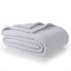 Discount SIMPLY COSY Plaid cosy 200x240cm argent