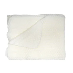 Discount NATURAL HOME Plaid elsa 130x160cm creme