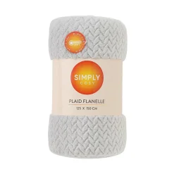 Best SIMPLY COSY Plaid flanelle 125x150cm