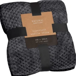 Outlet HOME COLLECTION Plaid gaufre