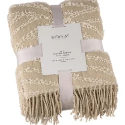 NATURAL HOME Plaid ivy creme