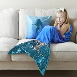 Outlet SIMPLY KIDS Plaid sirene 55x132