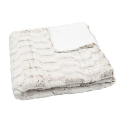 Discount PURE HARMONY Plaid tromso creme 130x160cm