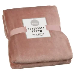 Outlet HOME COLLECTION Plaid uni 150x200