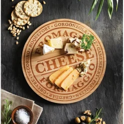 Outlet SIMPLY Planche a decouper ronde bambou