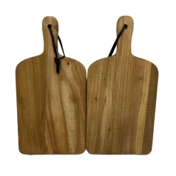 Best LET'S EAT Planchette rect acacia x2