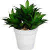 Hot FLOURISH Plante artificielle pot blanc