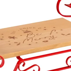 Online L'ATELIER DU PAIN D'EPICES Plat de service traineau bois