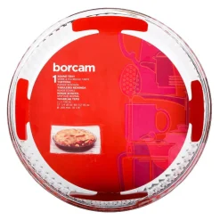 BORCAM Plat verre rond 26cm