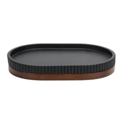 Outlet BATHROOM COLLECTION Plateau noir / bois