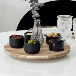 Clearance SIMPLY SUMMER Plateau tournant acacia d35cm