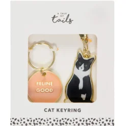 Discount Porte cle effigie chat- gift box