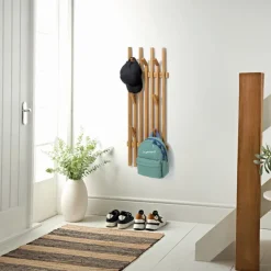 Sale NATURAL HOME Porte manteau mural bois