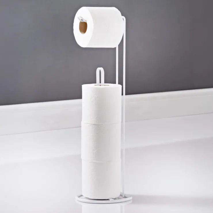 New SIMPLY Porte papier toilette blanc