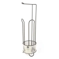 ORGANIZED BATHROOM Porte papier toilette noir mat