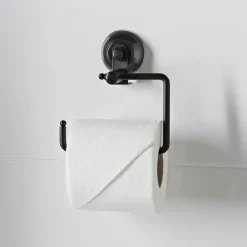 ORGANIZED BATHROOM Porte rouleau papier wc noir