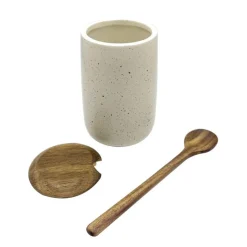 Best KITCHEN COLLECTION Pot a sel naturel avec couvercle