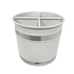 Online THE ORGANIZED KITCHEN Pot a ustensiles inox vintage