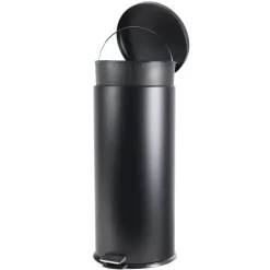 Discount HOME ESSENTIALS Poubelle a pedale 30l noir