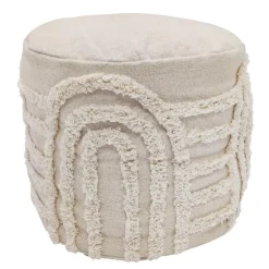 Hot PURE HARMONY Pouf arch d40x30cm creme