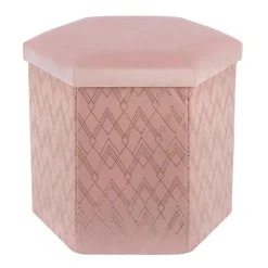 Discount PURE HARMONY Pouf rangement blush
