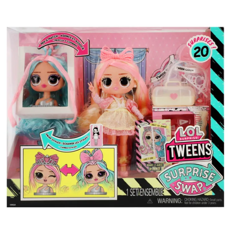 Poupee lol suprise twin swap