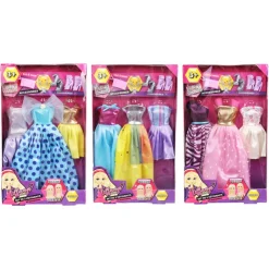 Clearance Poupee mannequin 3 tenues