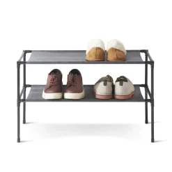 New HOME ESSENTIALS Rack a chaussures 2 niveaux