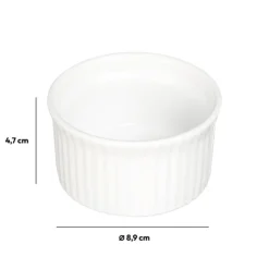 New FIVE Ramequin ceramique blanc d9cm