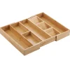 Hot THE ORGANIZED KITCHEN Range couvert bambou extensible4