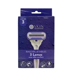 Sale SKIN TECHNIQUES Rasoirs 3 lames x3 femme