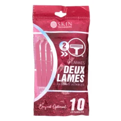 Best SKIN TECHNIQUES Rasoirs jetables 2 lames x10