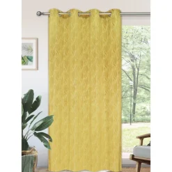 Clearance HOME COLLECTION Rideau Aillets foil leaf 140x240