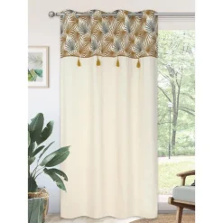 Hot HOME COLLECTION Rideau Aillets lushy pompons 140