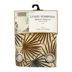 Hot HOME COLLECTION Rideau Aillets lushy pompons 140
