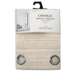 Sale NATURAL HOME Rideau chenille 140x240cm creme