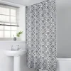 Best ORGANIZED BATHROOM Rideau de douche geometrique
