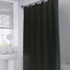 Clearance SIMPLY Rideau de douche polyester noir