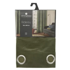 Sale Rideau 140x260 lilou kaki