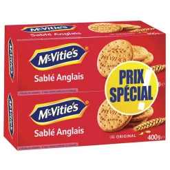 New MCVITIES Sables anglais original x2