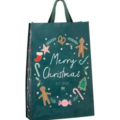 Online Sac shopping noel reutilisable