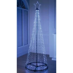 New Sapin en led blanc froid h210cm