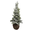New Sapin enneigne 61cm en pot rotti