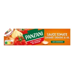 New PANZANI Sauce tomate oignon ail 180g