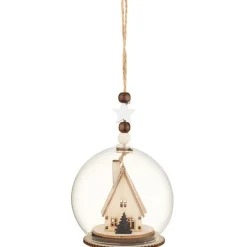 Online Scene de noel en bois en verre l