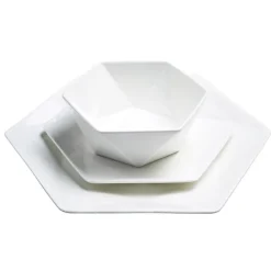 Hot LET'S EAT Service vaisselle hexag 12pcs