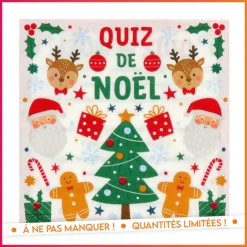 Outlet Serviette quiz de noel 33x33cm x