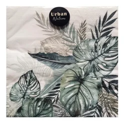 Outlet Serviette 33x33cm x20 urban natu