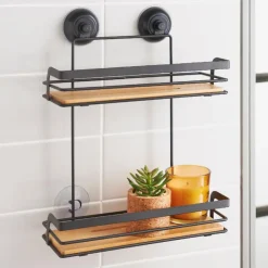 URBANIST Serviteur 2 niveaux bambou/metal