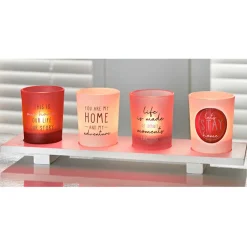 Online Set 4 bougies message